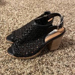 Size 5.5 Steve Madden chunky heels
